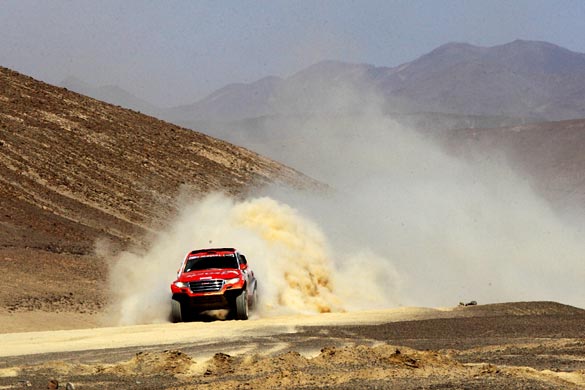 El campeón del Dakar se acerca